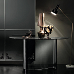 Консоль дымчатого цвета с изогнутым основанием Arabesque варинант исполнения - 4 | Loft Concept в Красноярске