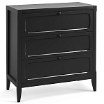 Комод с 3-мя ящиками черный Silva Black Chest of Drawers варинант исполнения - 1 | Loft Concept в Красноярске