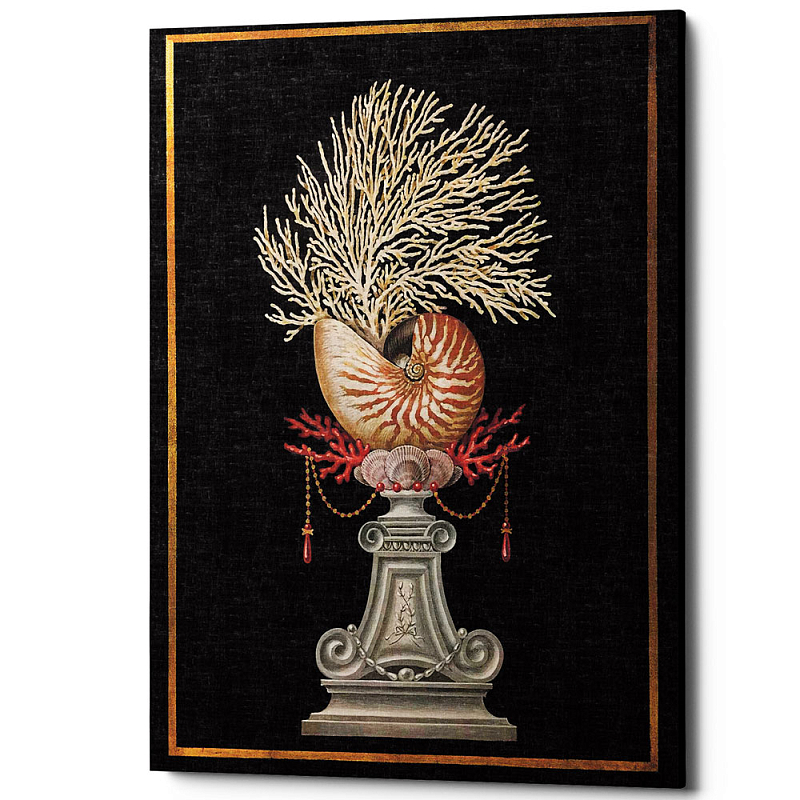 Постер Sea Vase Poster 3 Черный Бежевый Постер Sea Vase Poster 3 Черный Бежевый в Красноярске | Loft Concept