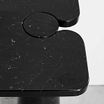 Консоль чёрная на 2-х конусообразных ножках Eros варинант исполнения - 1 | Loft Concept в Красноярске