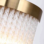 Бра с прозрачными стеклянными трубочками и металлическим основанием Nembus варинант исполнения - 3 | Loft Concept в Красноярске