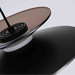 Люстра подвесная с тремя матовыми черными плафонами Obsidian Touch варинант исполнения - 3 | Loft Concept в Красноярске