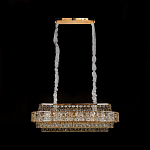 Люстра овальной формы хрустальная в неоклассическом стиле Majesty варинант исполнения - 2 | Loft Concept в Красноярске