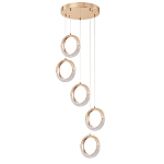 Люстра светодиодная Golden Shackle варинант исполнения - 3 | Loft Concept в Красноярске