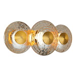 Бра из трех стеклянных фактурных дисков Eyepiece варинант исполнения - 3 | Loft Concept в Красноярске