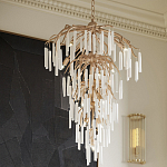 Люстра многоярусная с трубчатыми подвесками Dripping Crystals варинант исполнения - 5 | Loft Concept в Красноярске