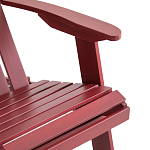 Уличное кресло из массива акации Adirondack Wooden Chair Red варинант исполнения - 7 | Loft Concept в Красноярске