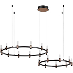 Люстра подвесная с цилиндрическими плафонами на двух круглых подвесах  Arnaut Light варинант исполнения - 2 | Loft Concept в Красноярске