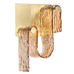 Бра волнистой формы из фактурного стекла Wave варинант исполнения - 5 | Loft Concept в Красноярске