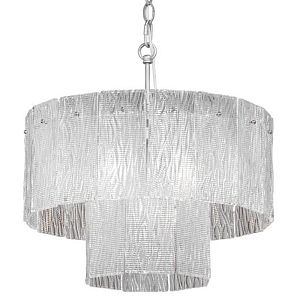 Люстра подвесная цилиндрическая Textured Glass Chandelier