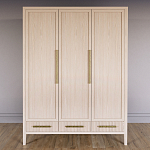 Большой Шкаф Primo Светлый дуб с 3 дверьми и 3 выдвижными ящиками варинант исполнения - 1 | Loft Concept в Красноярске