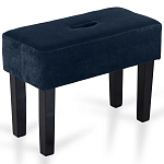 Мягкий  пуф на черных ножках Winton Pouf варинант исполнения - 7 | Loft Concept в Красноярске