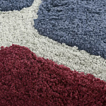 Чехол на подушку с рисунком серо-синего цвета Elan Textured варинант исполнения - 4 | Loft Concept в Красноярске