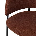Стул полукруглый мягкий с буклированной обивкой Chair with Boucle Upholstery варинант исполнения - 8 | Loft Concept в Красноярске