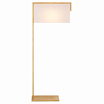 Торшер с прямоугольным абажуром на золотом металлическом каркасе Rectangular Plane  варинант исполнения - 4 | Loft Concept в Красноярске