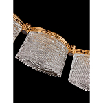 Люстра линейная с текстурными овальными абажурами Splendor Palace Style варинант исполнения - 4 | Loft Concept в Красноярске