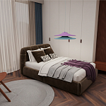 Подвесной вязаный светильник в двухцветном исполнении «Двойной Токио»  варинант исполнения - 3 | Loft Concept в Красноярске