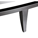 Комод фактурный серебристый с дверцами Silver Chest of Drawers варинант исполнения - 3 | Loft Concept в Красноярске