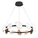 Люстра подвесная круглая с овальными плафонами Iona chandelier варинант исполнения - 6 | Loft Concept в Красноярске