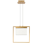 Подвесной геометрический светильник со стеклом Rectangle Geometry Glass Chandelier варинант исполнения - 2 | Loft Concept в Красноярске