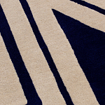 Дизайнерский ковер в виде звезды Poltronova Tappeto Stellina  Navy Blue Grey Rug варинант исполнения - 6 | Loft Concept в Красноярске