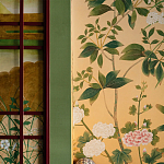 Обои ручная роспись Four Seasons Original colourway on painted Xuan paper with gold ombre варинант исполнения - 3 | Loft Concept в Красноярске