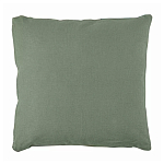 Подушка декоративная хлопковая мятного цвета с абстрактным принтом Elysian Flow Breeze варинант исполнения - 2 | Loft Concept в Красноярске