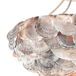 Потолочный светильник с каскадным абажуром из ракушек Sea Ravens варинант исполнения - 1 | Loft Concept в Красноярске