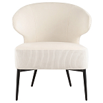 Современное мягкое кресло на металлических ножках Rakush Milk варинант исполнения - 2 | Loft Concept в Красноярске