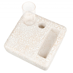 Керамический столик на деревянных ножках «Квадро» варинант исполнения - 1 | Loft Concept в Красноярске