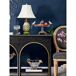 Чаша из прозрачного стекла с фигурками разноцветных попугаев на ободке 38 Eden Garden варинант исполнения - 5 | Loft Concept в Красноярске