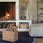 Пуф из шерсти Berthe Fluffy Pouf варинант исполнения - 3 | Loft Concept в Красноярске