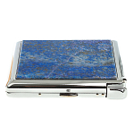 Портсигар с газовой зажигалкой из натурального камня Лазурит Stone Cigarettes Cases варинант исполнения - 10 | Loft Concept в Красноярске