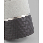 Пуф Mauldine с ящиком серо-черный с экокожей варинант исполнения - 3 | Loft Concept в Красноярске