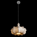 Подвесной светильник с белым фигурным абажуром и мягкими волнистыми краями Cloud Motion  варинант исполнения - 3 | Loft Concept в Красноярске