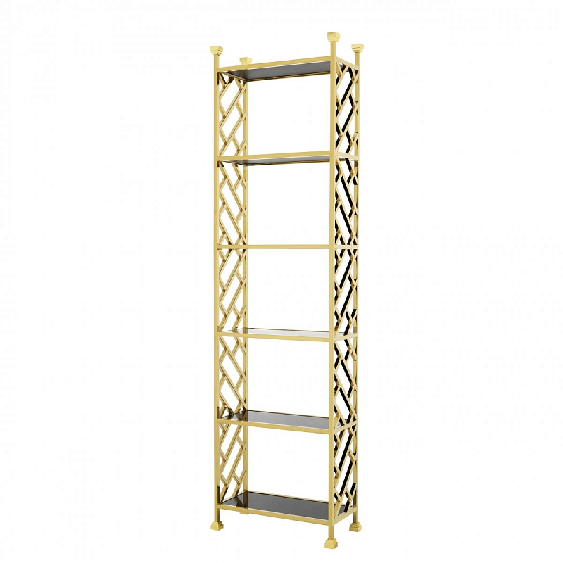 Стеллаж Eichholtz Cabinet Skyler Глянцевое золото Черный Стеллаж Eichholtz Cabinet Skyler Глянцевое золото Черный в Красноярске | Loft Concept