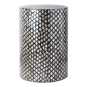 Столик круглый с инкрустацией Laura Black