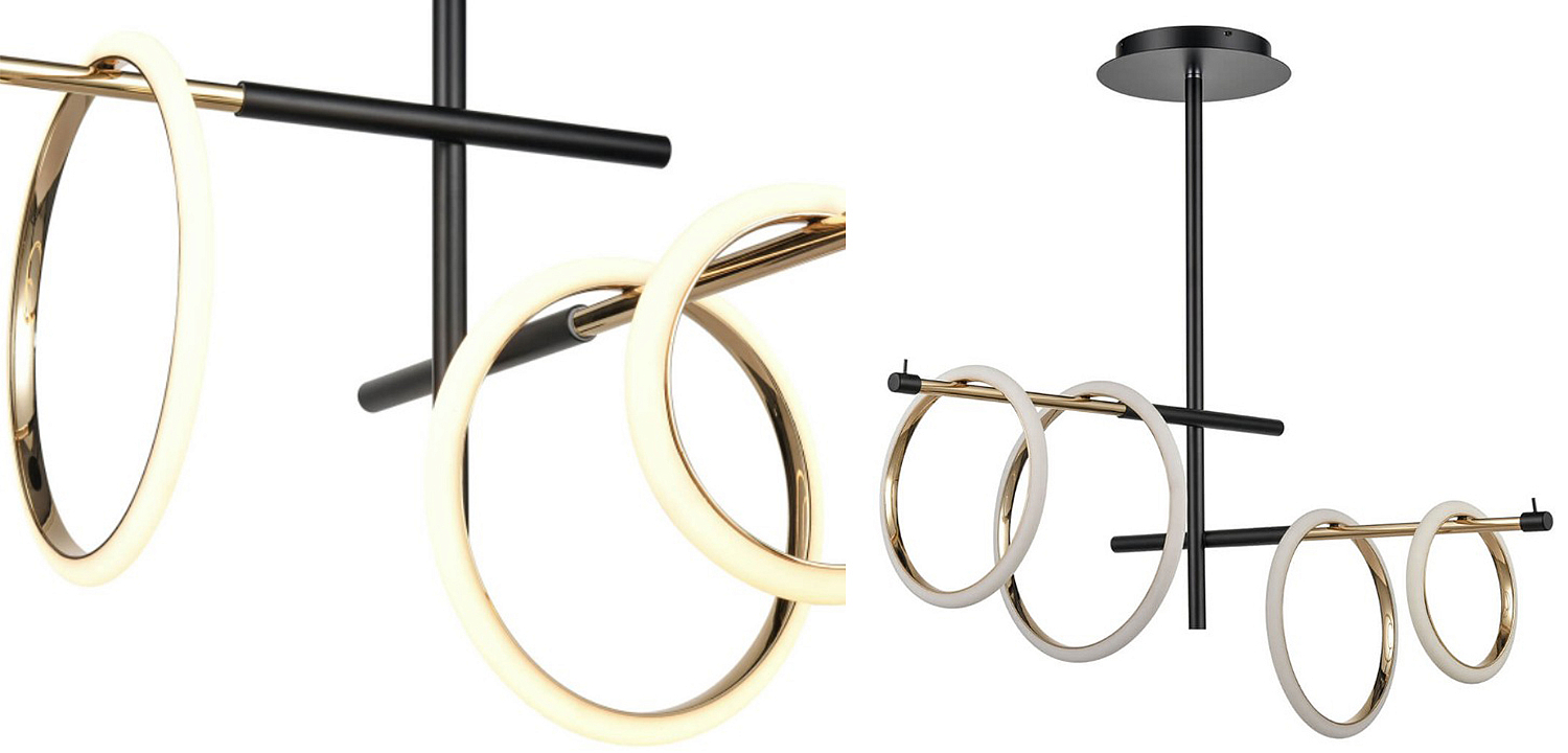 Люстра Jessenia Rings Chandelier 4 Люстра Jessenia Rings Chandelier 4 - Loft-Concept в Красноярске