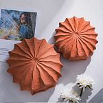 Ваза керамическая в виде круглой терракотовой морской раковины Galapagos варинант исполнения - 5 | Loft Concept в Красноярске