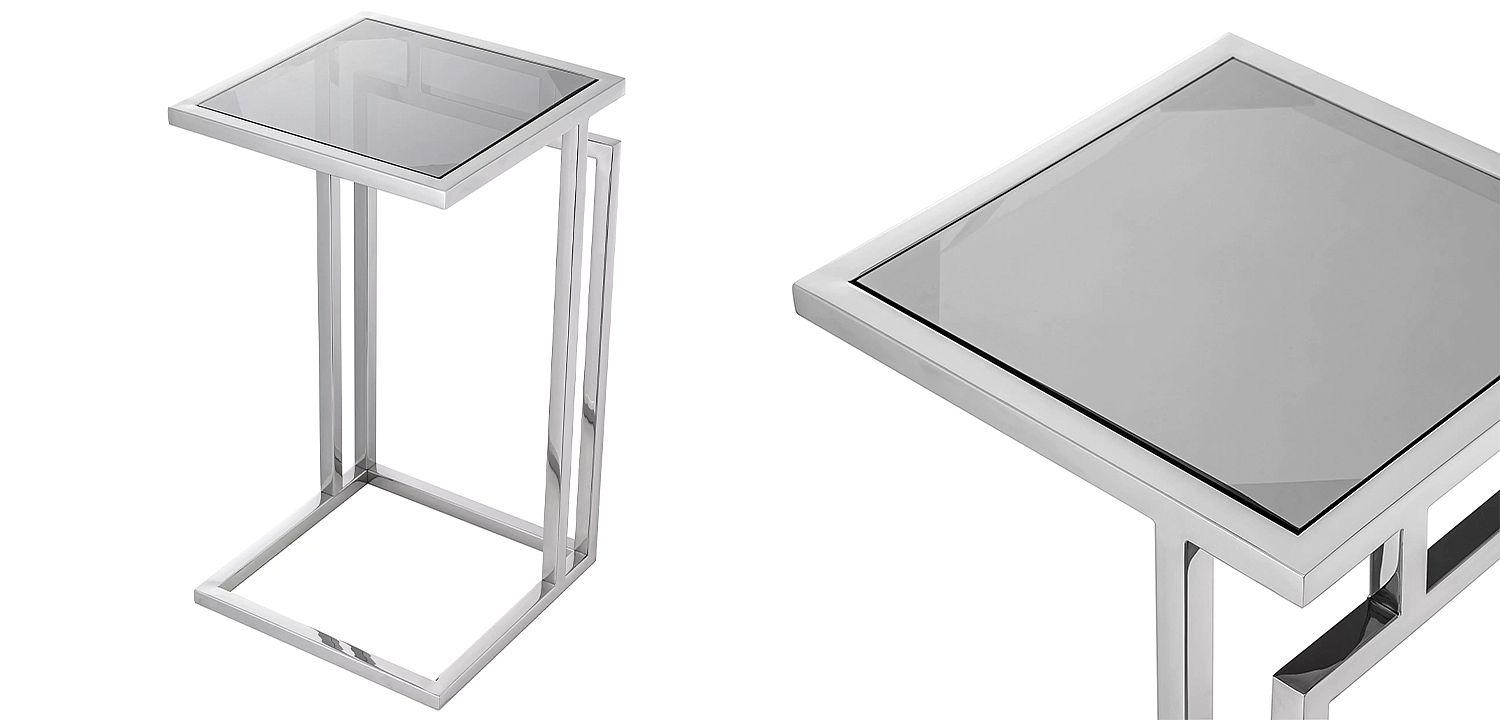 Приставной стол Eichholtz Side Table Marcus Chrome Приставной стол Eichholtz Side Table Marcus Chrome - Loft-Concept в Красноярске