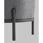 Пуф Стоун букле Fluffy темно-серый варинант исполнения - 4 | Loft Concept в Красноярске