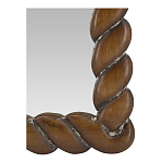 Зеркало с текстурной рамой из натурального дерева  Pine Wall Mirror варинант исполнения - 3 | Loft Concept в Красноярске