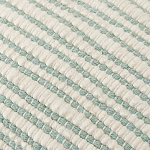 Чехол на подушку мятного цвета с бахромой и объемным узором Ethnic mix варинант исполнения - 2 | Loft Concept в Красноярске