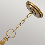 Люстра подвесная цвета латунь с прозрачным овальным стеклянным плафоном Hinkley варинант исполнения - 3 | Loft Concept в Красноярске