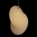 Подвесной светильник белый с фигурным тканевым плафоном White Whirlwinds варинант исполнения - 4 | Loft Concept в Красноярске