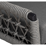 Диван двухместный уличный темно-серый Street Bliss варинант исполнения - 2 | Loft Concept в Красноярске