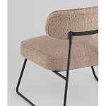 Кресло лаунж Kate букле капучино варинант исполнения - 3 | Loft Concept в Красноярске