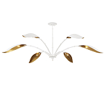 Люстра белая с плафонами в виде лепестков Delicate Flower варинант исполнения - 4 | Loft Concept в Красноярске