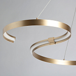 Люстра подвесная светодиодная в виде волнообразной ленты Ribbon Vortex варинант исполнения - 23 | Loft Concept в Красноярске