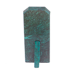 Часы погон ВС подарочные настольные из натурального камня Змеевик Military Clock варинант исполнения - 18 | Loft Concept в Красноярске